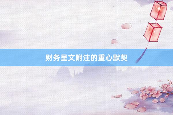 财务呈文附注的重心默契
